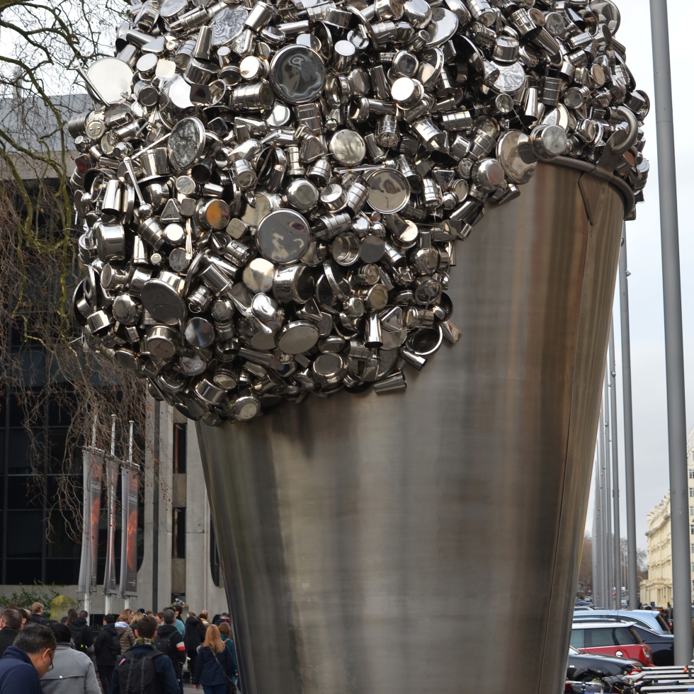 When Soak Becomes Spill by Subodh Gupta